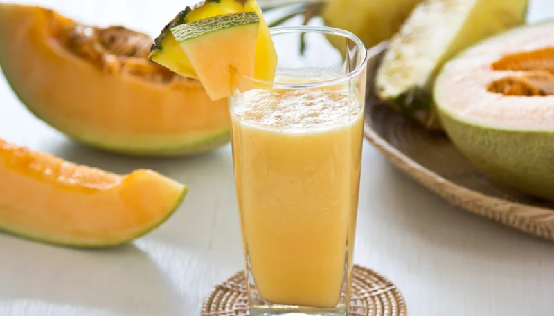 Batido de piña y melón