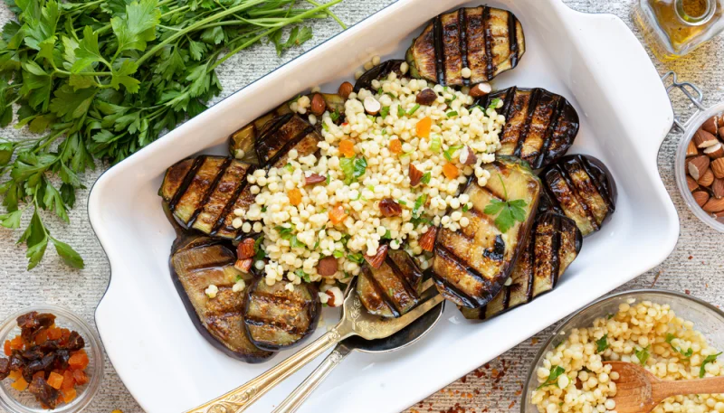 Berenjenas con cuscús