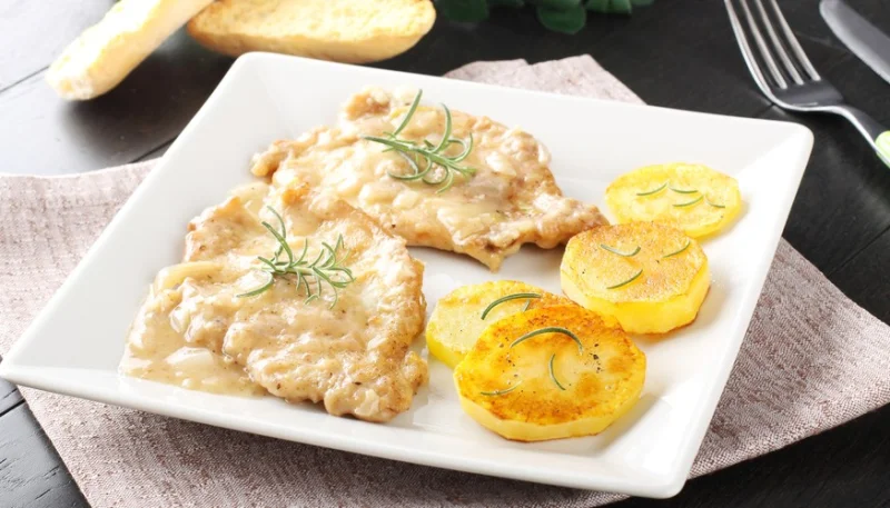 Pechugas de pollo con leche