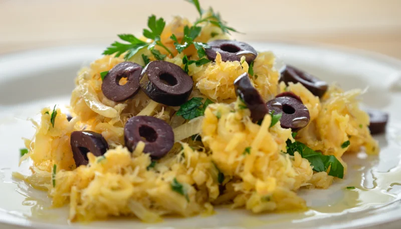 Ensalada de bacalao y patatas