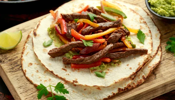 Fajitas de ternera