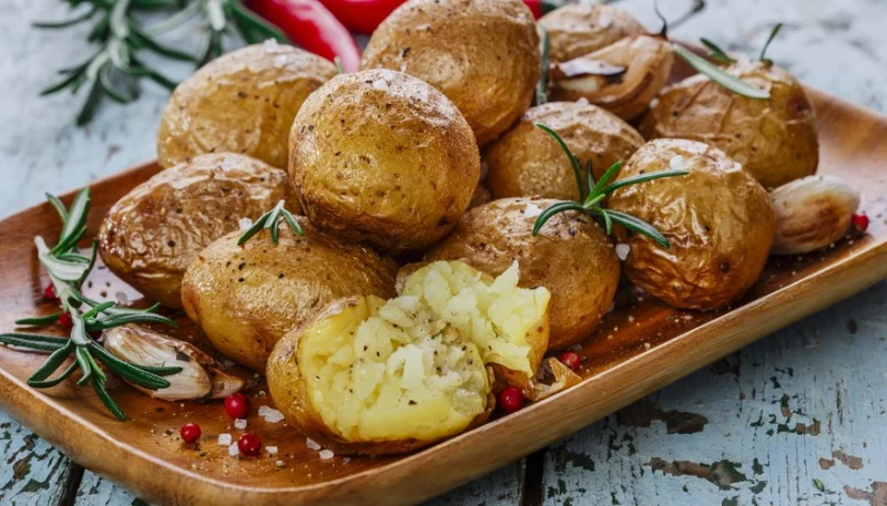 Patatas al horno con romero