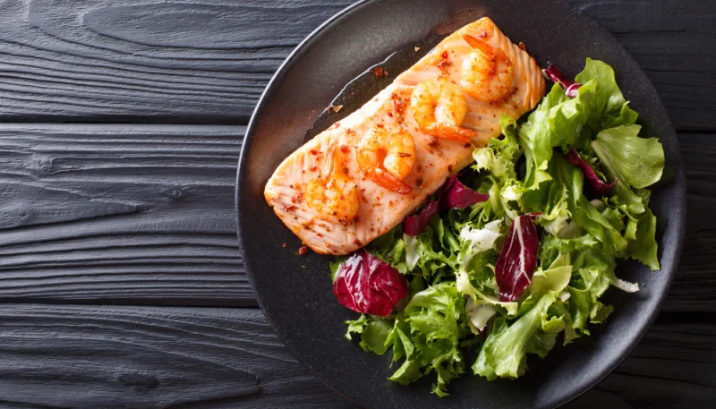 Salmón en salsa de miel