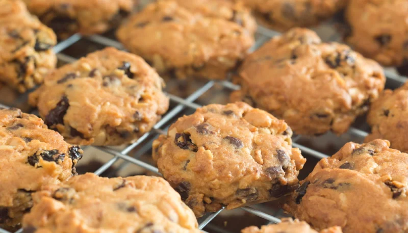 Galletas de chocolate y cacahuetes