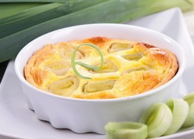 Mini quiche de puerros