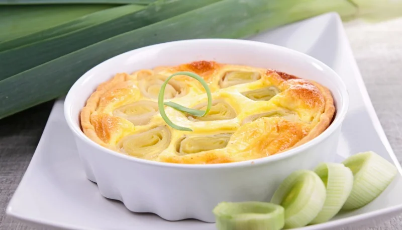 Mini quiche de puerros