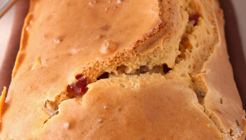 Pastel de chorizo ​​y aceitunas