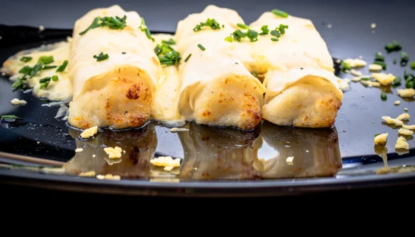 Canelones de bacalao