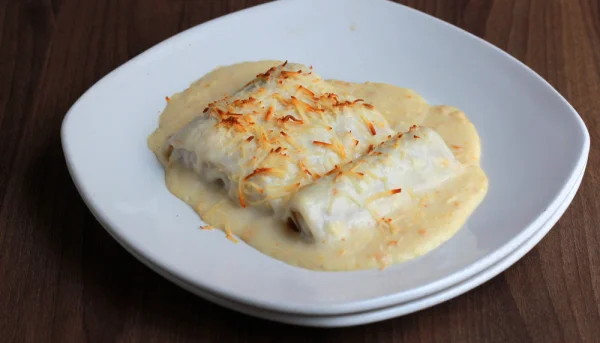 Canelones de carne y nueces