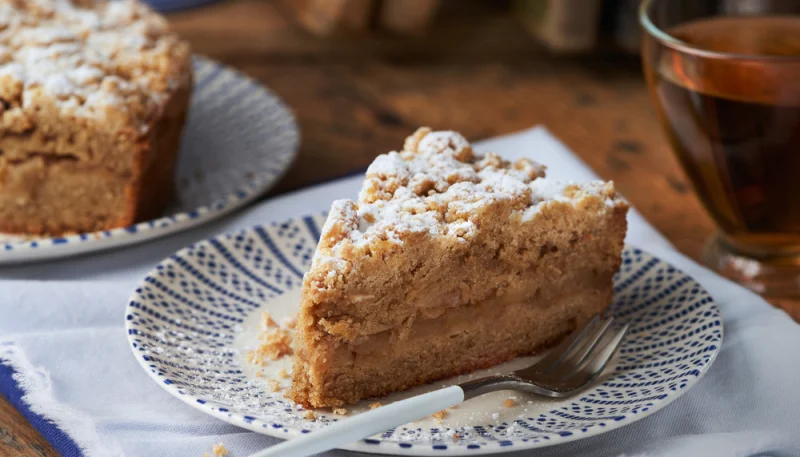 Crumble de manzanas y peras