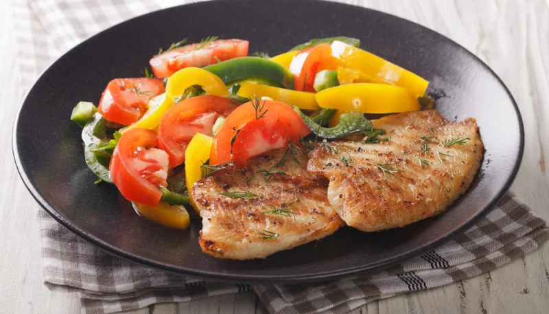 Filetes de tilapia al horno