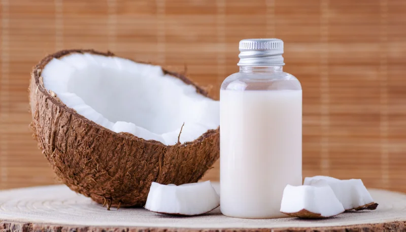Leche de coco casera