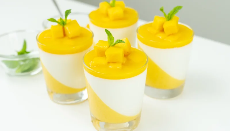 Pannacotta de mango