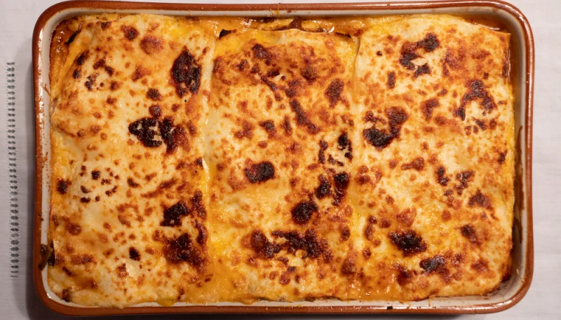 Parmigiana de carne molida