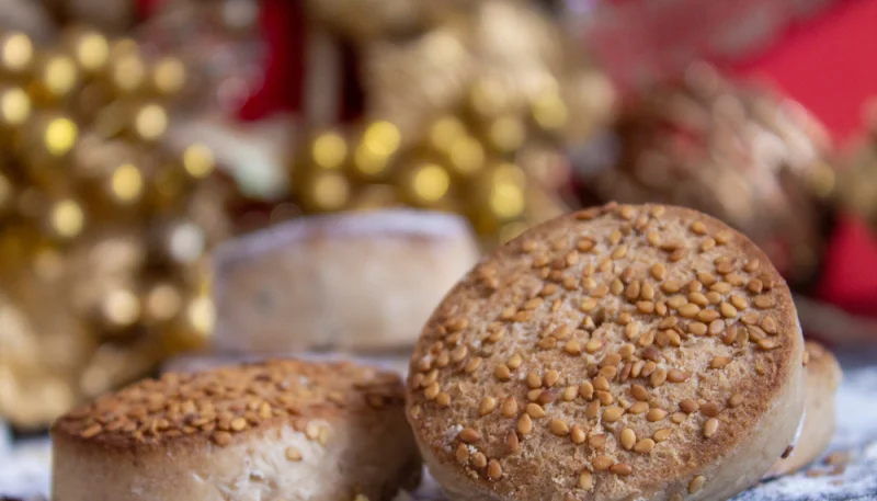 Polvorones de limón veganos