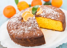 Bizcocho de mandarina