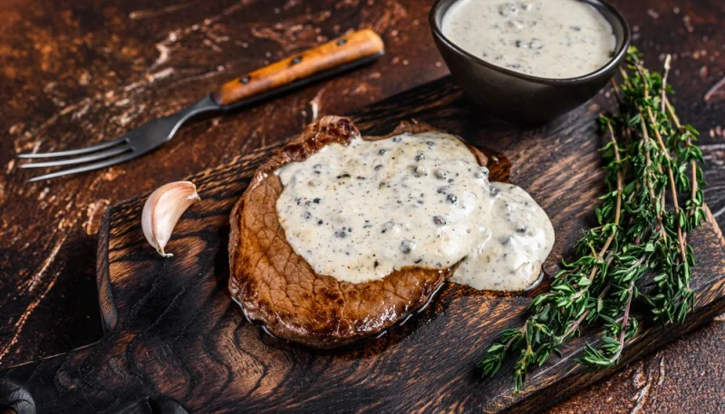 Solomillo a la mostaza