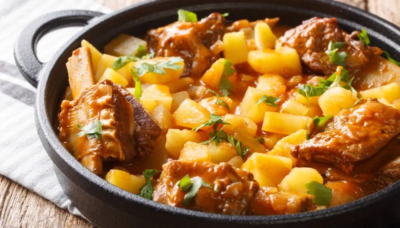 Costillas con patatas