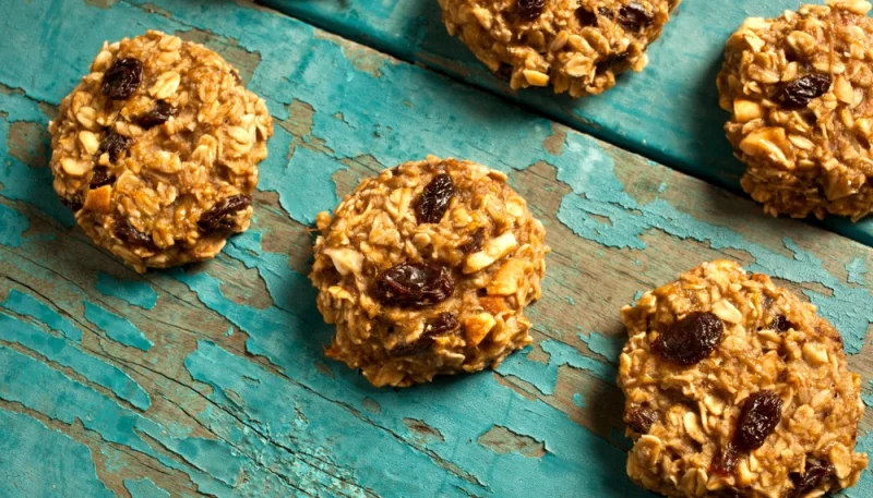 Galletas de naranja con frutos secos