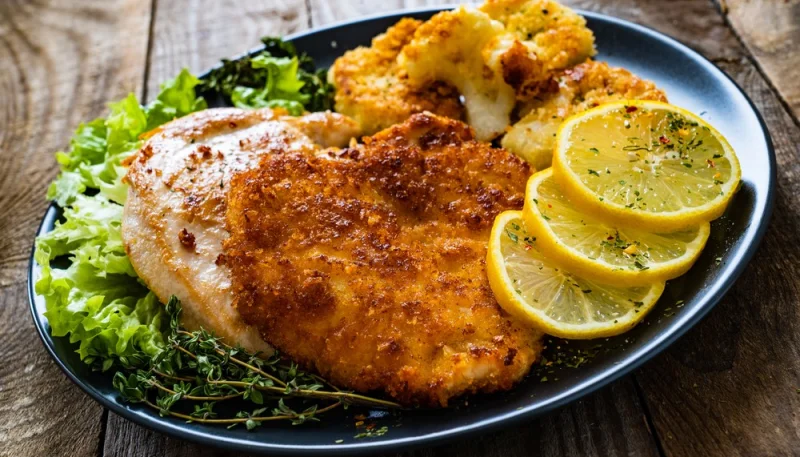 Milanesas de coliflor