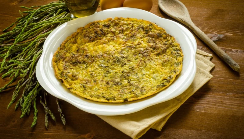 Tortilla de espárragos trigueros
