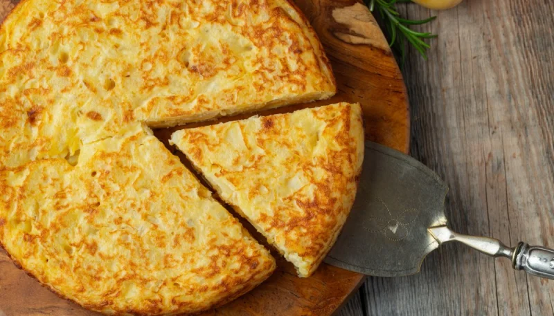 Tortilla de patatas con pulpo