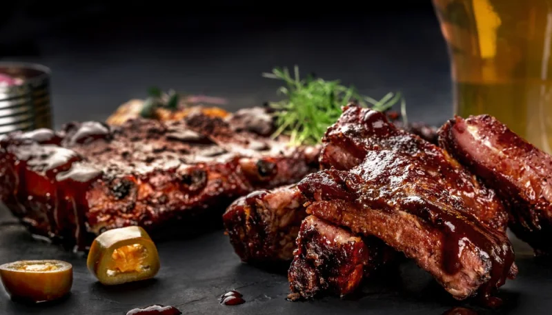 Costillas de cerdo a la cerveza