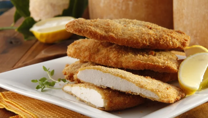 Filetes de pollo empanado en Airfryer