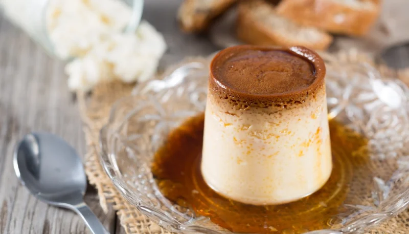Flan de queso