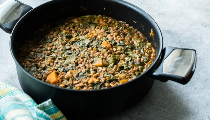 Lentejas con acelgas