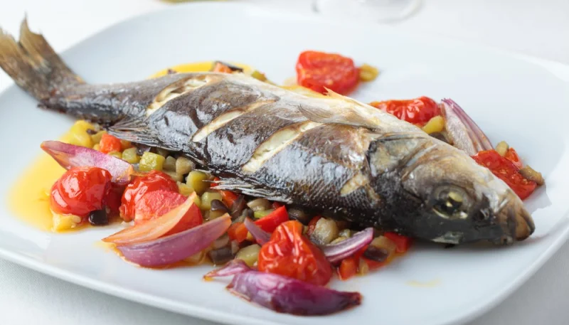 Lubina al horno