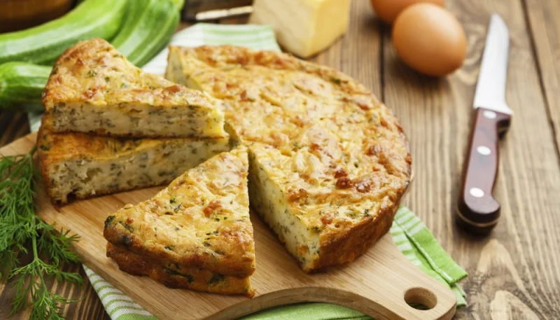 Pastel de calabacín al horno