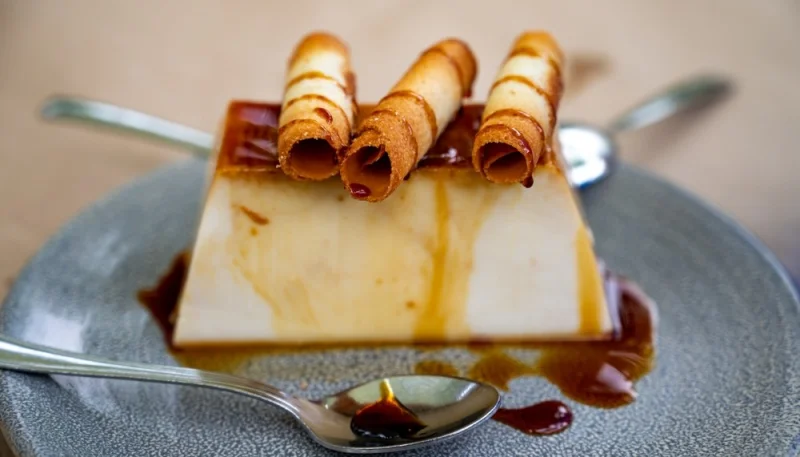 Flan de queso Philadelphia