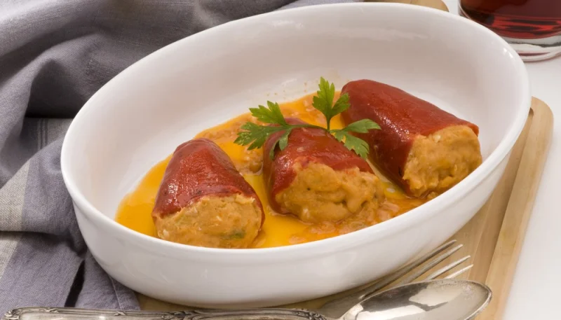 Piquillos rellenos veggie