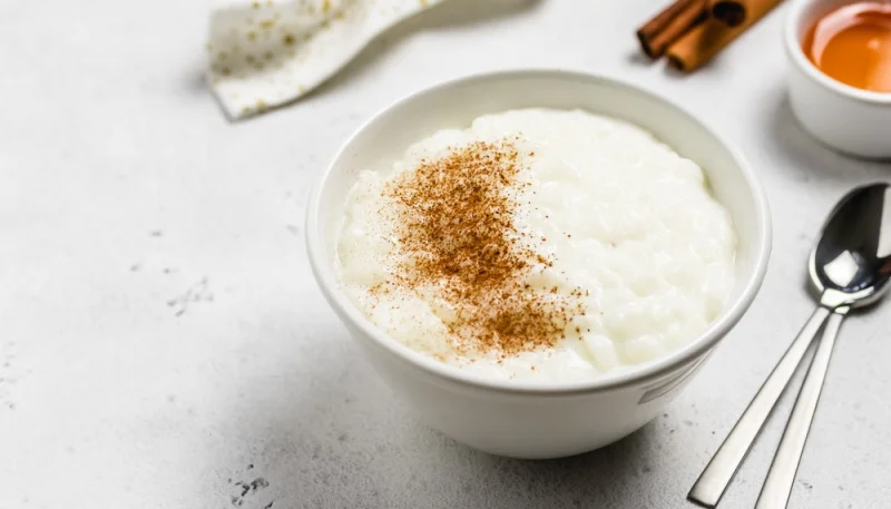 Arroz con leche en el microondas