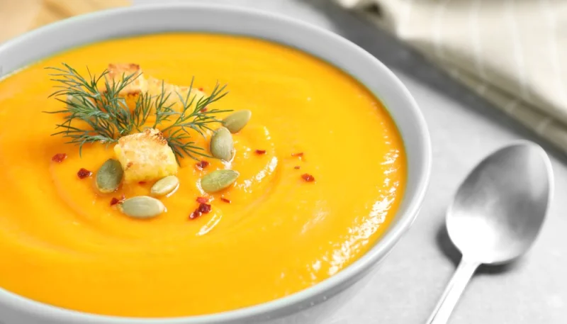 Crema de calabaza en olla exprés