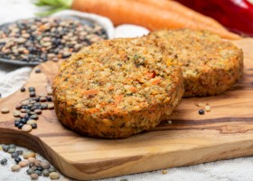 Hamburguesa de lentejas