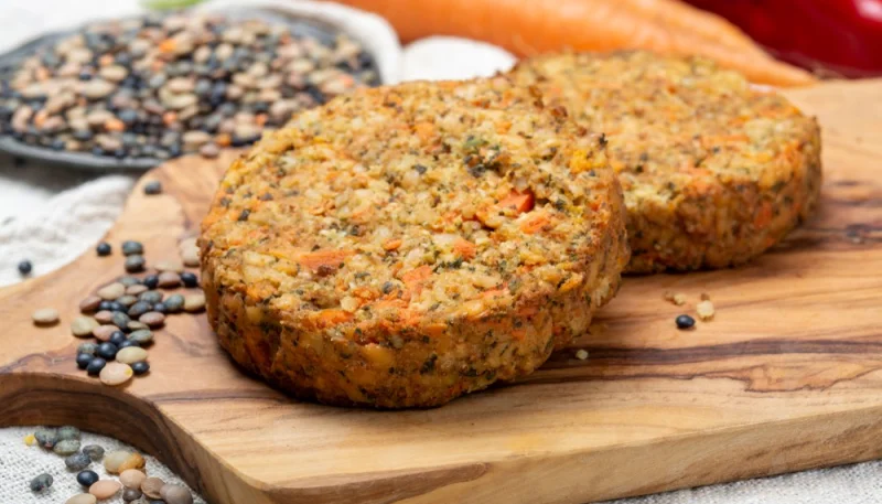 Hamburguesa de lentejas