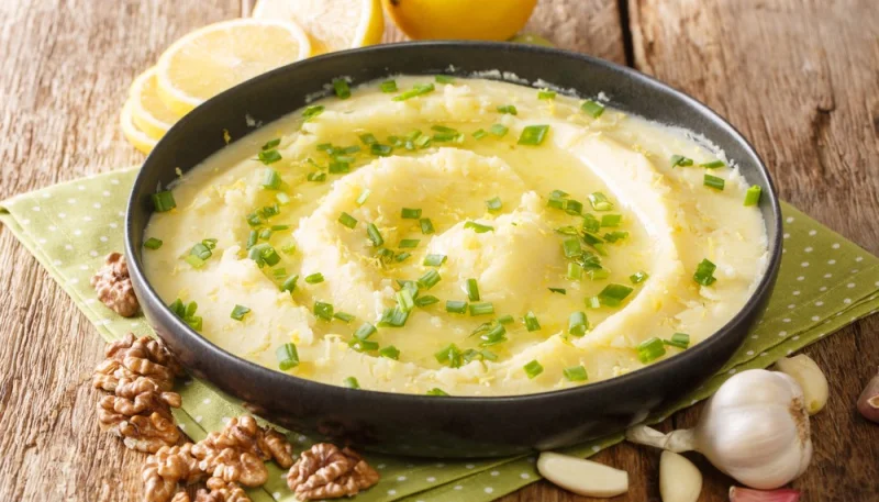 Puré de patatas al limón