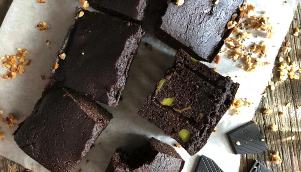 Brownie de aguacate