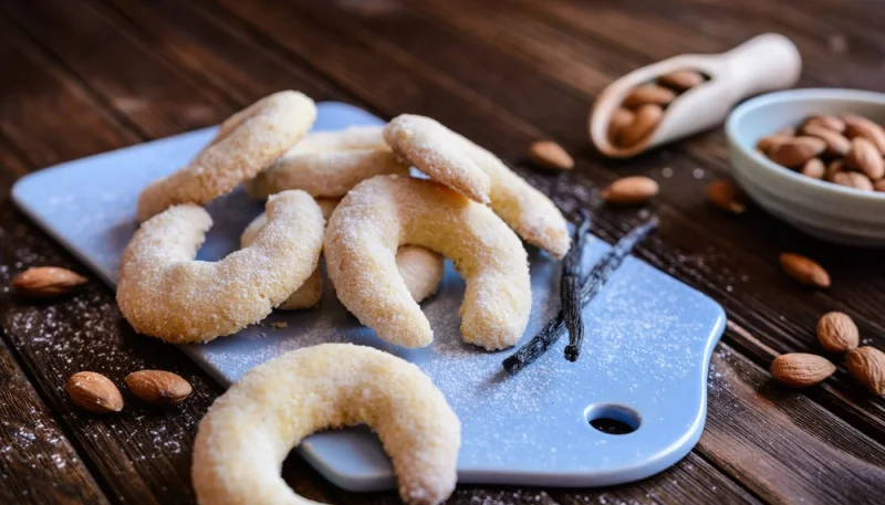 Galletas de almendras y vainilla