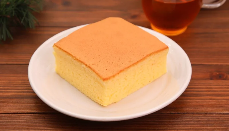 Pastel de leche caliente