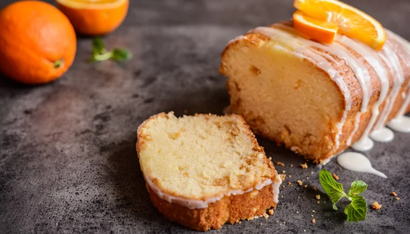 Bizcocho de naranja rápido