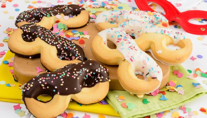Galletas máscara de carnaval