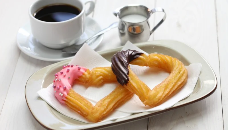 Churros de San Valentín