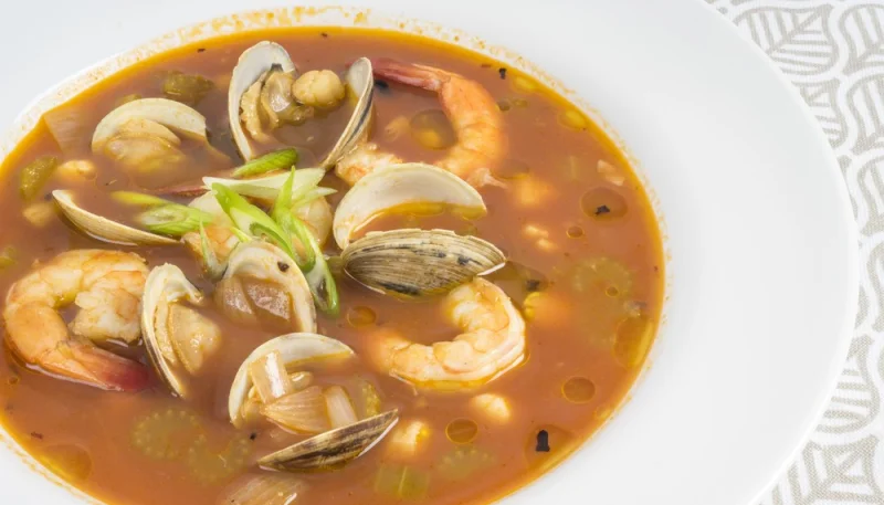 Sopa de pescado con arroz