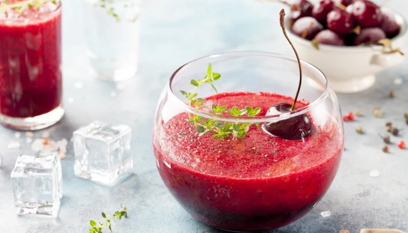 Gazpacho de cereza