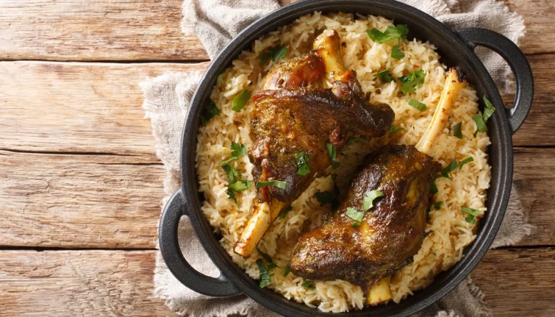 Arroz a la cazuela con cordero