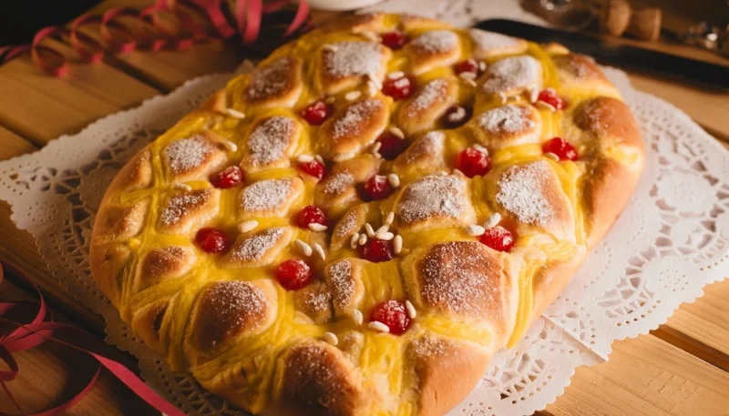 Coca de San Juan tradicional