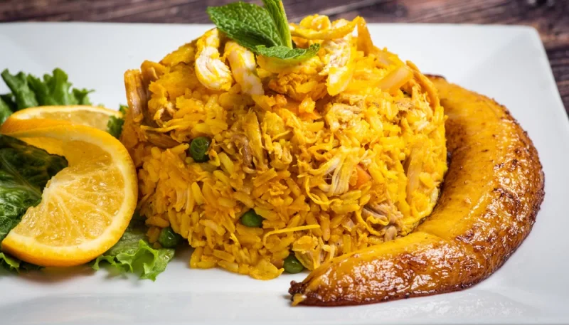 Arroz mixto colombiano